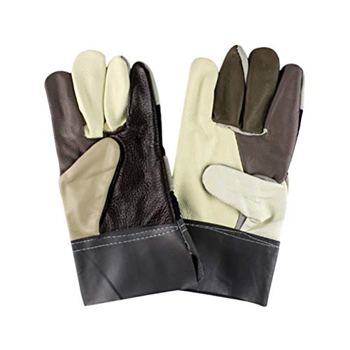 spécifications Widg 2 Paires Gants De Soudure en Cuir Gants Polyvalents pour CheminéE, PoêLe, Four, Grill, Soudage, BBQ, Mig, Manique, Manipulation des Animaux (Couleur Au Hasard)