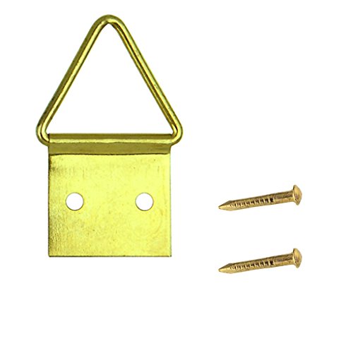 100 Bilder-Klappösen mit Nägeln Nr. 1 - 20 x 10 mm