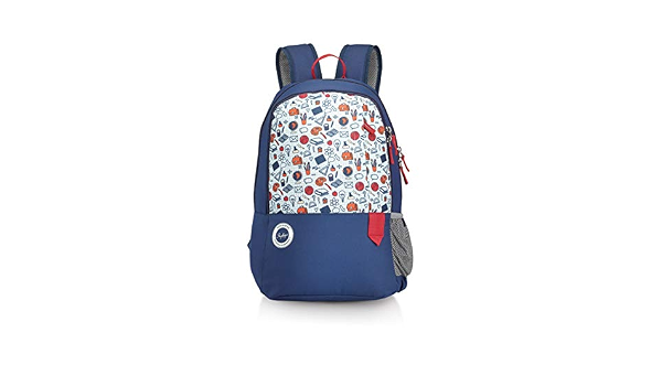 SKYBAGS 23 Ltrs Blue White School 