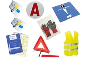 Equilibre et Aventure Kit auto sécurité jeune conducteur complet de 8 pièces