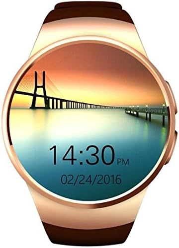 Fitness Tracker Round Touch Screen Watch Activity Tracker with Step Counter Sleep Monitor Waterproof Smart Wristband Smartwatch , Black