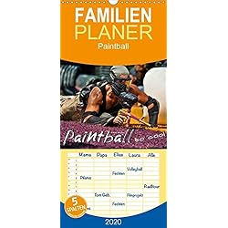 Paintball - so cool - Familienplaner hoch (Wandkalender 2020 , 21 cm x 45 cm, hoch): Paintball - Action, Spaß und Spannung. (Monatskalender, 14 Seiten )