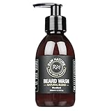 RAWNATURE® Beard Shampoo – Premium Luxury Grade - XL 200ml Beard Wash, 98% Naturally Derived - blended in the UK for Healthy Growth, Conditioner and Nourishment of Beard and Skin - Perfect Gift