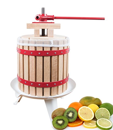 Saftpresse 6L Obstpresse Weinpresse mechnanisch Presse Obstmühle Maischepresse - 6