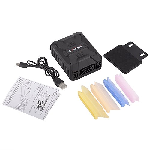 Itian Laptop Kühler, Laptop und Notebook Cooling Pad Luftabsaugung Laptop Kühler mit Vakuumgebläse — USB Powered, Windsteuerung, Leiser Betrieb, Ultra-Portable Heizkörper, CPU-Kühler, Lüfter-Kühlkörper für Notebook (Schwarz) - 7