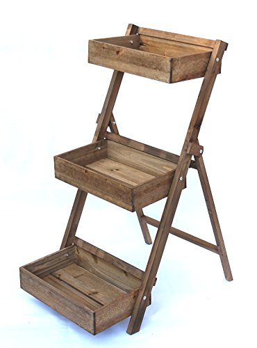 DanDiBo Blumentreppe Fiora aus Holz 90 cm Blumenständer Pflanzentreppe Blumenregal Regal - 7