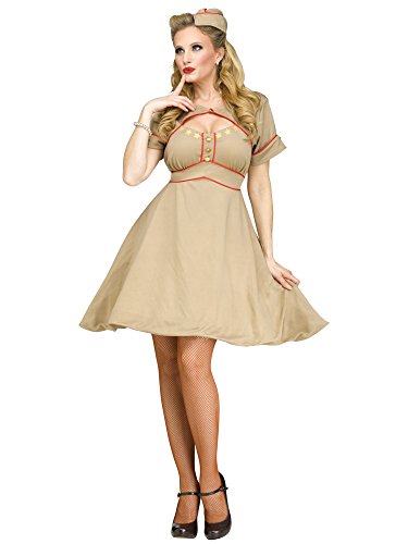 Preisvergleich Produktbild Damen Kostüm Militäruniform 1940er-Jahre 2. Weltkrieg