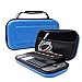 Price comparison product image Nintendo Switch Case, Keyye Portable Waterproof Travel Carrying Pouch with Hard Protective Shell and Larger Storage Space for 10 Game Cartridges, Switch Console and Other Nintendo Accessories,Blue
