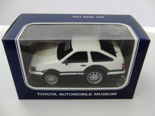 Levin AE86 (white) Toyota museum original pull-back car (Pullback car) (japan import)