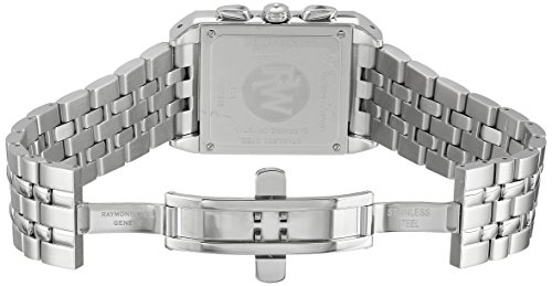 Raymond Weil Men's Quartz Watch with Black Dial Chronograph Display and Silver Stainless Steel Bracelet 4881-ST-00209