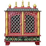 MVEE Wooden Home Temple/Pooja Mandir/Mandapam/Large Temple (MA_LJT 01)