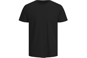 ISTANBUL MODEL Men’s Plain T-Shirt, Round Neck Short Sleeve Tee, 95% Cotton & 5% Lycra Stretch, Regular Fit, Pack of 1