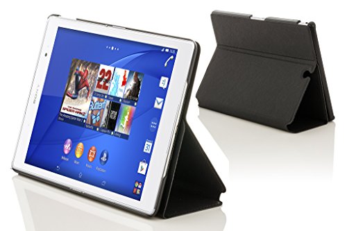 Forefront Cases® Neue Leder Hülle / Tasche / Case / Cover für Sony SGP611 Xperia Z3 Tablet Compact 20,3 cm (8 Zoll) – Rundum-Geräteschutz und intelligente Auto-Sleep-Wake-Funktion mit 3-JAHRES-GARANTIE VON FOREFRONT CASES - 4