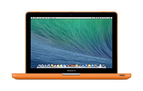Ueswill Schutzhülle für MacBook, glatte und weiche Hartschale, inklusive Mikrofasertuch Orange MacBook Pro 13″ (CD-ROM Drive) - 3