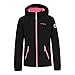 ICEPEAK Mädchen Rilda JR Softshell Jacke, Schwarz (988), 140
