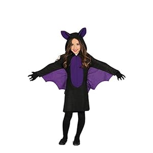 Guirca Disfraz de Murciélago Morado para niña