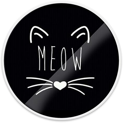 DIY Expanding Stand and Grip for Smartphones and Tablets, Multi-function Pop Mounts Sockets and Stands Kit Car Mount iPhone Holder CollapsibleMeow White