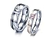 Yellow Chimes Metal Rose Gold Couple Ring For Girls And Boys RS.740.00