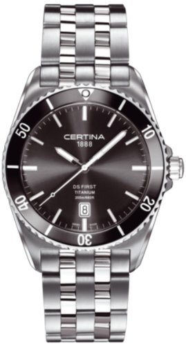 Certina Herren-Armbanduhr XL Analog Quarz Titan C014.410.44.081.00 Certina Herren-Armbanduhr XL Analog Quarz Titan C014.410.44.081.00