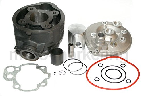 50cc BARREL HEAD PISTON KIT for YAMAHA DT 50 DTR DTX DTSM R X SM BLACK+SILVER