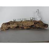 orginelles Schnaps Tischgedeck mit Holzträger