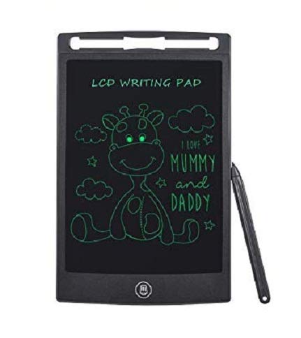 Heypex 15R 8.5" E-Writer LCD Writing Pad Paperless Memo Digital Tablet/Notepad/Stylus Drawing for Erase Button & Pen to Write (Random Colour)