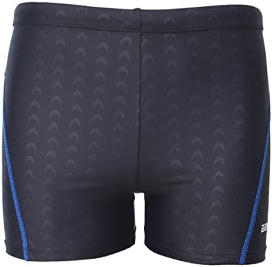 BANFEI Men Brief Suring Wetsuit Diving Snorkeling Short Leggings Pants Tights Swimming Trunks Size 2XL - Black & Dark Blue Stripe