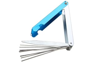 MASUNN 13 in 1 Punta di Saldatura Ugelli di Taglio Cleaner Ago File Set Acciaio Inox Alesatori