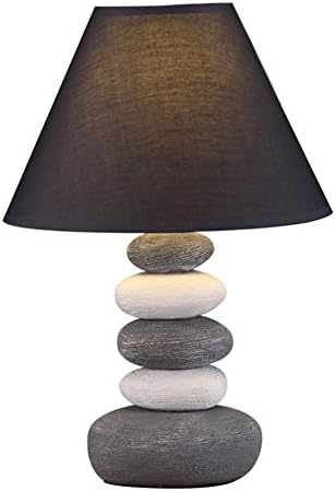 Bedroom bedside decoration table lamp modern living room simple creative american nordic personality ceramic fashion warm-gray