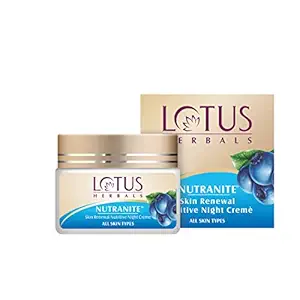 Lotus Herbal Nutranite Skin Renewal Nutritive Night Cream | 50g