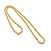 Jewar 24Inch & Ad Plane Gold Plated Chain Unisex Necklace RS.319.00
