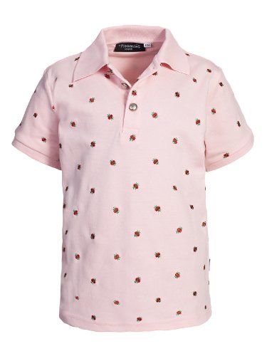 Pleamle polo pour enfant rose