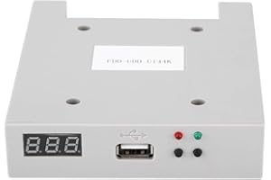 Lazmin112 Emulatore di unità Disco Floppy SSD Portatile da 3,5 ", Floppy Disk 1,44 MB Lettore Disco Floppy USB FDD-UDD unità Disco Floppy per Controller industriali