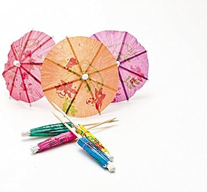 Givi Itali Picks Assorted Paper Umbrella (Pack of 144)