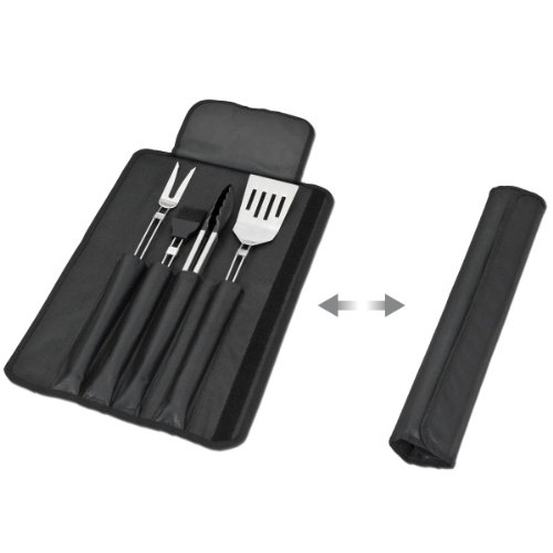 Bremermann 1516 Grillbesteck-Set, 5-teilig aus Edelstahl mit Tasche - 3