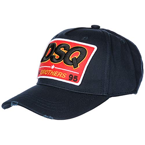 Preisvergleich Produktbild Dsquared2 cappello berretto verstellbar Original DSQ Brothers blu