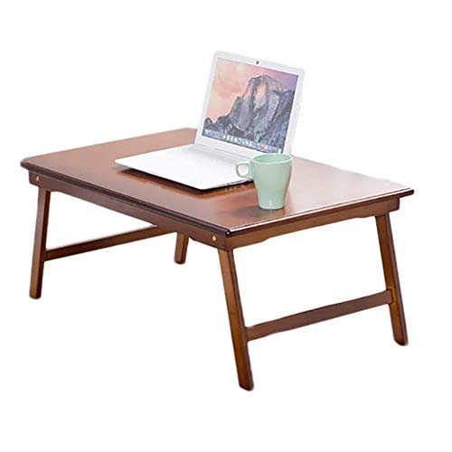 Preisvergleich Produktbild Tragbarer Laptop-Ständer aus Bambus, Mehrzweck-Schreibtisch, Notebook-Tischlesehalter, Frühstücks-Tablett, Klapptisch, kleiner Garten oder Campingtisch - ideal als Beistelltisch ( Size : 70X40X30cm )