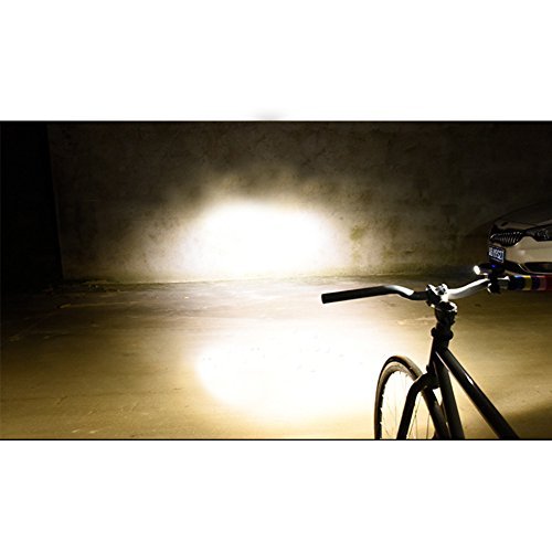 LED Fahrradlampe Fahrradbeleuchtung Wiederaufladbare per USB Aufladbares Intelligenter Lichtsensor aus Aluminiumlegierung 400 Lumen Superhelle, Smarte, Strapazierfähige Fahrradlicht - 8