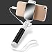 Produktbild Favourall Selfie Stick Bluetooth, Ausziehbar Selfie Stangen Stativ mit Spiegel, Drahtsteuerung und Bluetooth Fernauslöser Doppelzweck, Kompatibel mit Mehr Smartphones (Rosa)