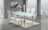 Suarez - Mesa osaka extensible cromo, medidas 140 x 90 x 75 cm, color...