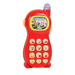 T.S Kids Learning Mobile Phone with Projector Learner Toy- Multi Color