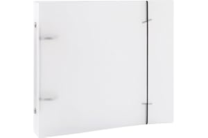 OTCRAFT Clear Stamps Storage Embossing Folder Cookie Stencil Storage Binder Cover fit Storage Pockets,Cardstock, The Distance Between The Storage Folder Organizer 2 Holes is 3 inches