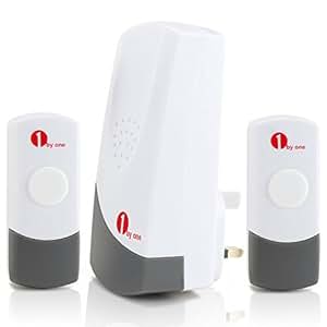1byone Wireless Doorbell Door Chime Kit, 1 Plug-in