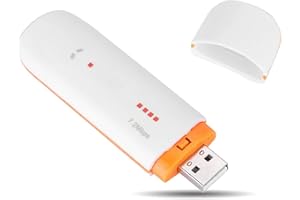 cigemay Dongle USB, Scheda SIM 3G, Modem USB Dongle 4G LTE, Plug And Play, con Indicatore Luminoso, Adatto per Windows2000 / 2003 / XP/Vista / 7/8/10 / Mac/Linux/Android