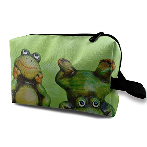 Funny Frog Image Magic Makeup Bag Lazy Cosmetic Bag Portanle Travel Handbag