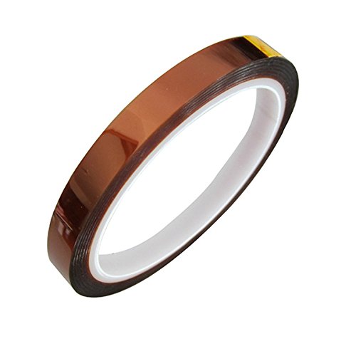 UEETEK 33M*6MM Temperaturen Hitzebeständig Kapton Tape Polyimid Film-Klebeband