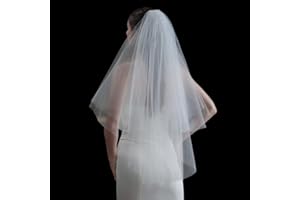 ARHZ Brautschleier lang 1.5m mit kamm lang einfach elegant hochzeitszubehör für damen