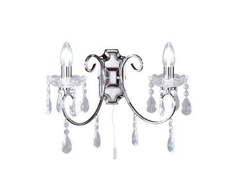 Price comparison product image WOFI Arizona Wall Lamp with 2 Lamps