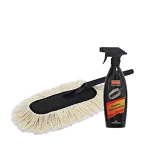 Jopasu Car Duster with Duster Rejuvenator (500 ml, White)