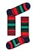 Produktbild Happy Socks Herren Stripe Socken, Mehrfarbig (Multi Resolution Blue 7006), One Size (Herstellergröße: 41-46)